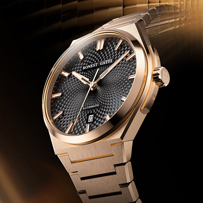 Bonest Gatti BG8012-S3 Rose Gold Classic Series Automatic Watch