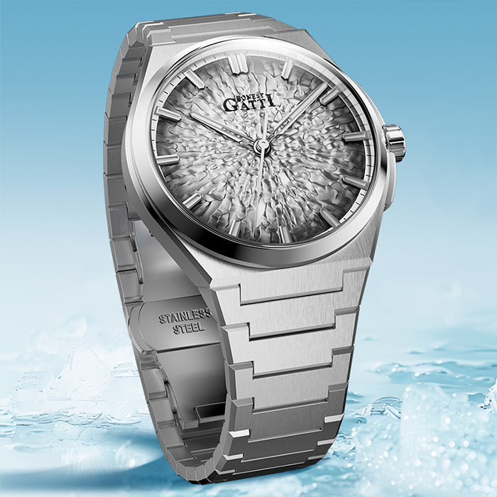 Bonest Gatti BG8013-S2 Silver Classic Series Automatic Watch