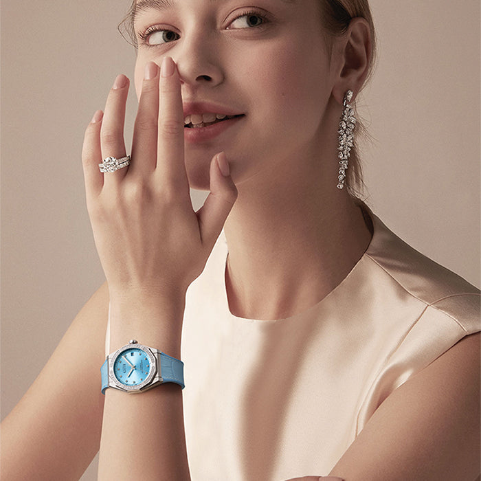 Bonest Gatti BG8902-L3 Blue Glow Series Automatic Women Watch