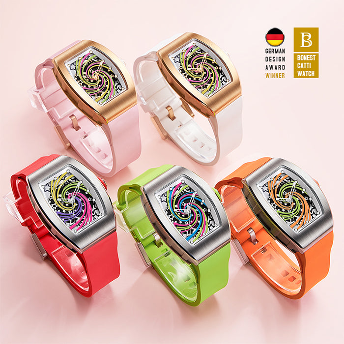 Bonest Gatti BG9901-L1 Green Glow Series Automatic Women Watch