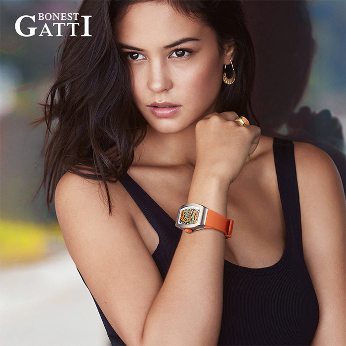 Bonest Gatti BG9901-L3 Orange Glow Series Automatic Women Watch
