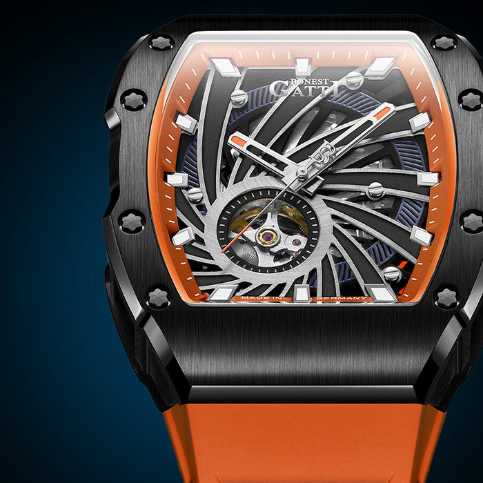 Bonest Gatti BG9902-A2 Orange Extreme Series Automatic Watch