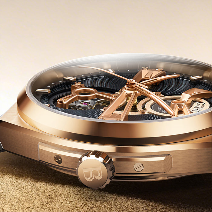 Bonest Gatti BG8014-S3 Rose Gold Classic Series Automatic Watch