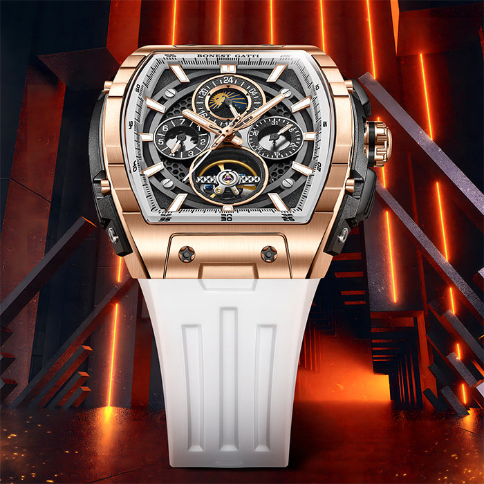 Bonest Gatti BG5005-R2 Rose Gold Chronograph Series Automatic Watch