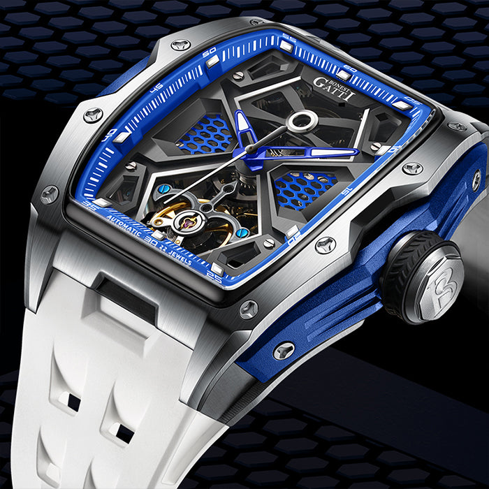 Bonest Gatti BG5501-A1 Blue Top Speed Series Automatic Watch