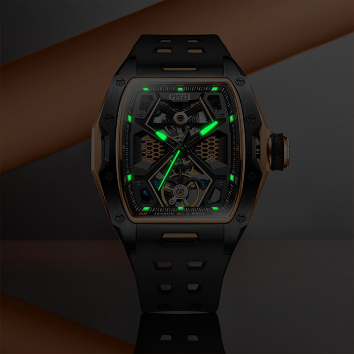 Bonest Gatti BG5501-A4 Black Top Speed Series Automatic Watch
