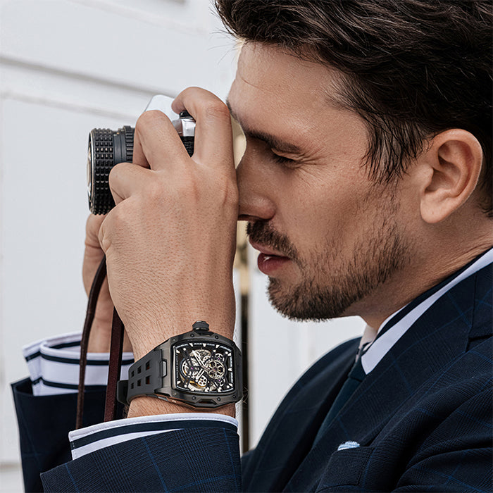 Bonest Gatti BG5502-A1 Black Risker Series Automatic Watch
