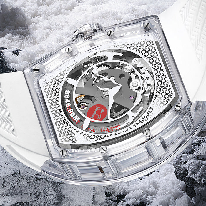 Bonest Gatti BG6001-R1 White Crystal Series Automatic Watch