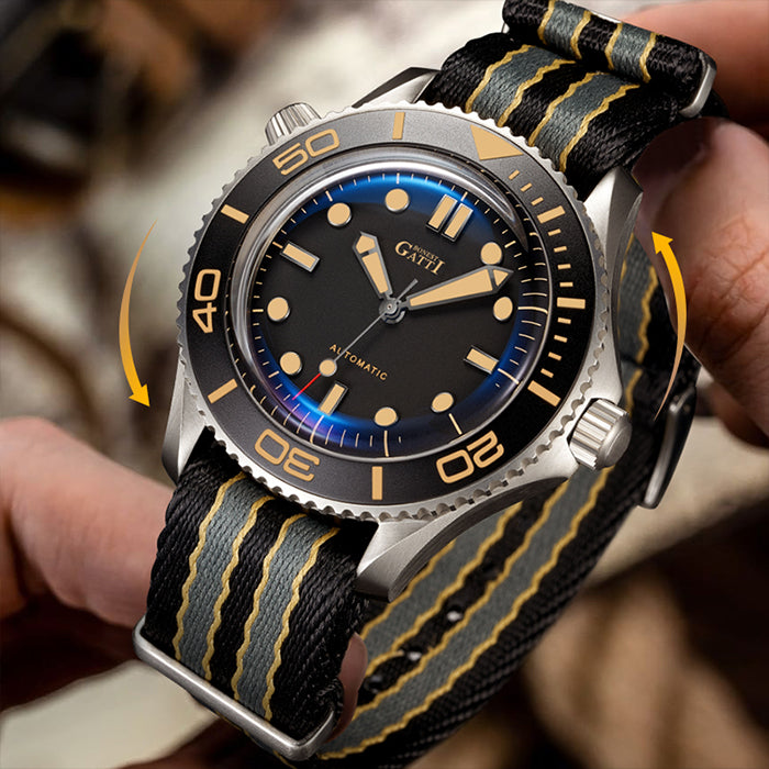 Bonest Gatti BG8001-C2 Black Classic Series Automatic Watch