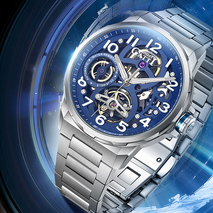 Bonest Gatti BG8010-S1 Blue Classic Series Automatic Watch