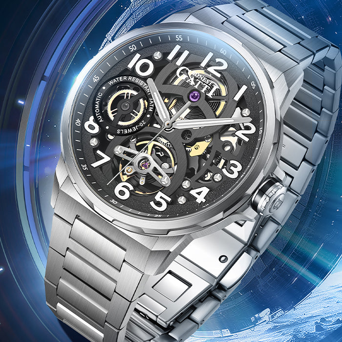 Bonest Gatti BG8010-S2 Black Classic Series Automatic Watch