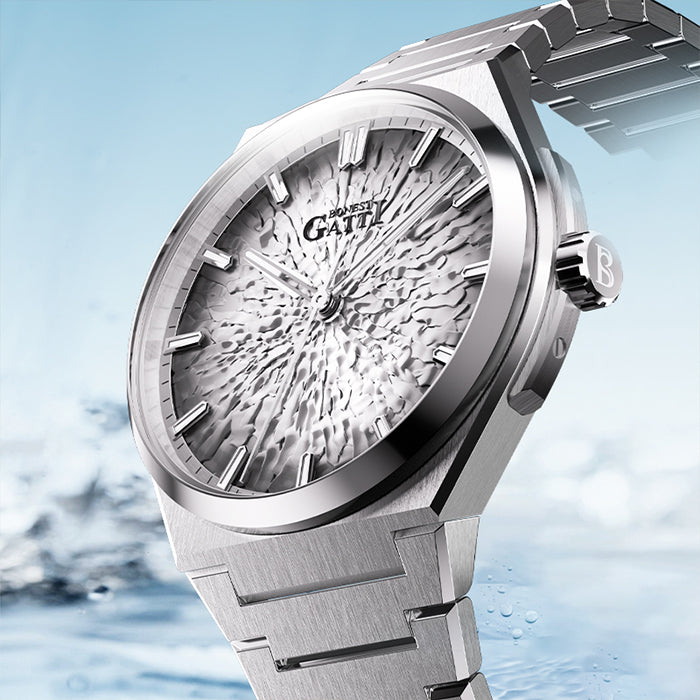 Bonest Gatti BG8013-S2 Silver Classic Series Automatic Watch