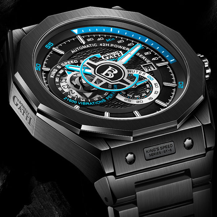 Bonest Gatti BG8601-S6 Black Speed Series Automatic Watch