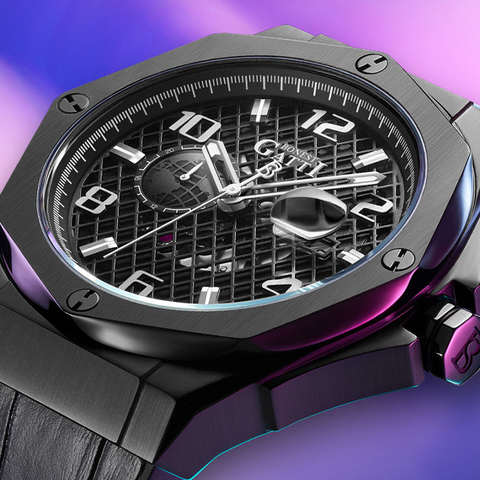 Bonest Gatti BG8701-B2 Black Cosmos Series Automatic Watch
