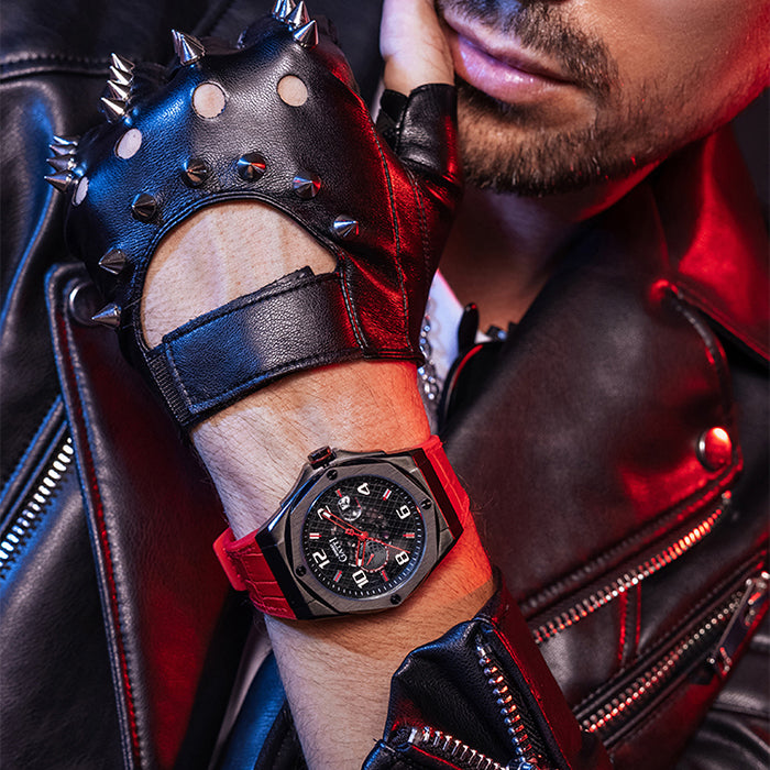 Bonest Gatti BG8701-B3 Red Cosmos Series Automatic Watch