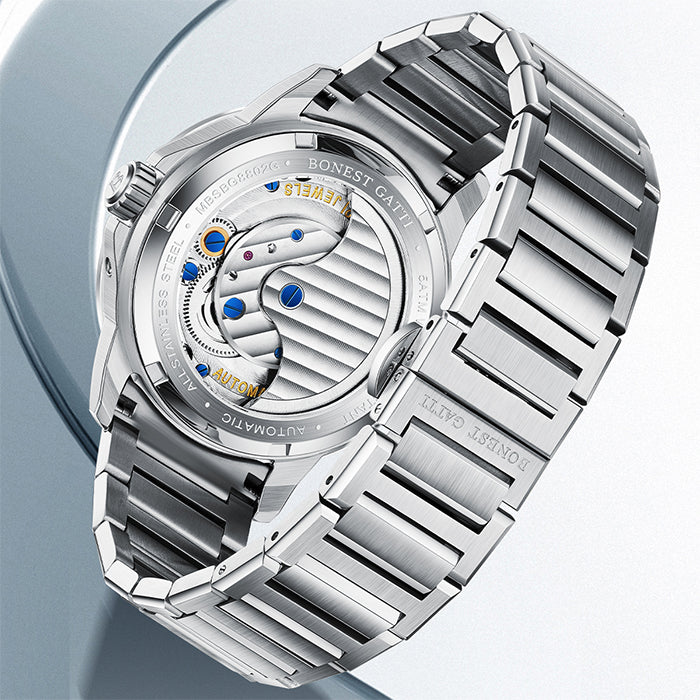 Bonest Gatti BG8802-S2 Silver Classic Series Automatic Watch