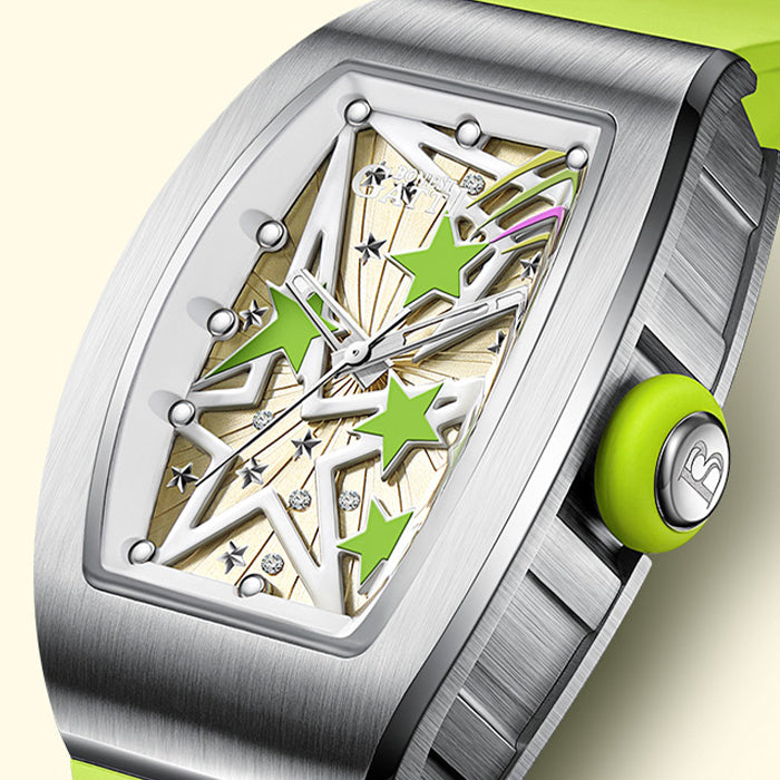 Bonest Gatti BG8901-L1 Green Glow Series Automatic Women Watch