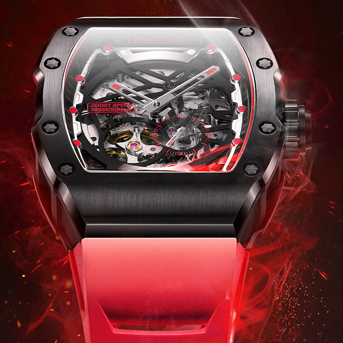 Bonest Gatti BG9901-A3 Red Extreme Series Automatic Watch