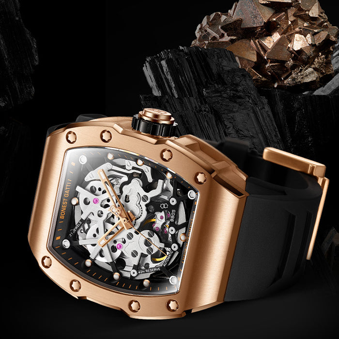 Bonest Gatti BG9905-A3 Rose Gold Extreme Series Automatic Watch