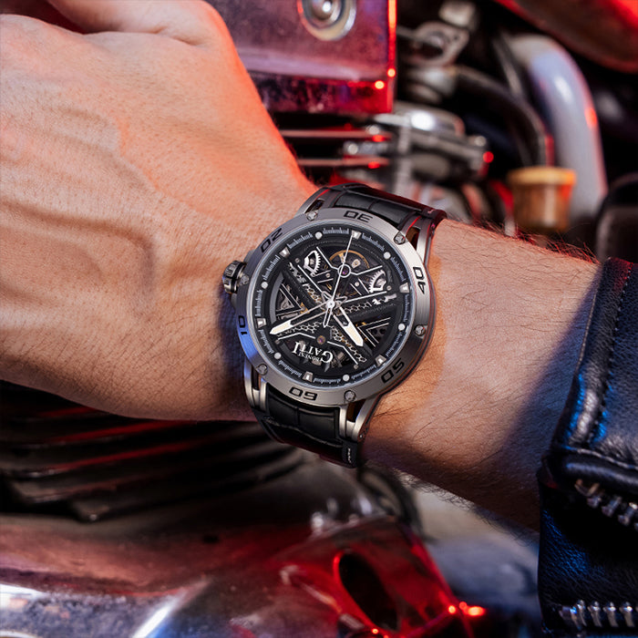 Bonest Gatti BG4601-B1 Silver Cosmos Series Automatic Watch
