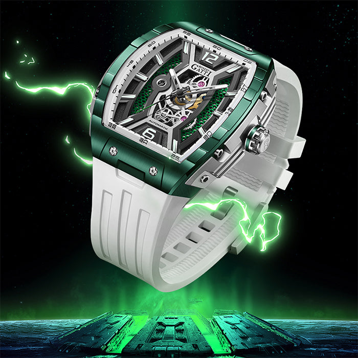 Bonest Gatti BG5601-A3 Green Sword Series Automatic Watch