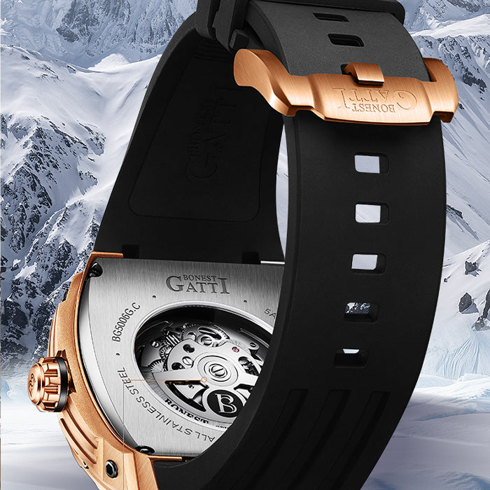 Bonest Gatti BG5006-R1 Rose Gold Horse Series Automatic Watch