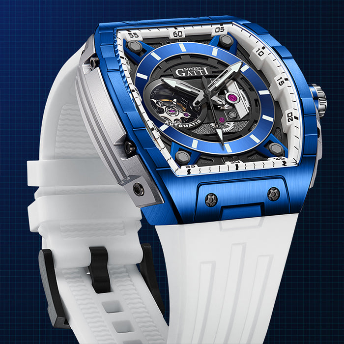 Bonest Gatti BG5602-A4 Blue Sword Series Automatic Watch