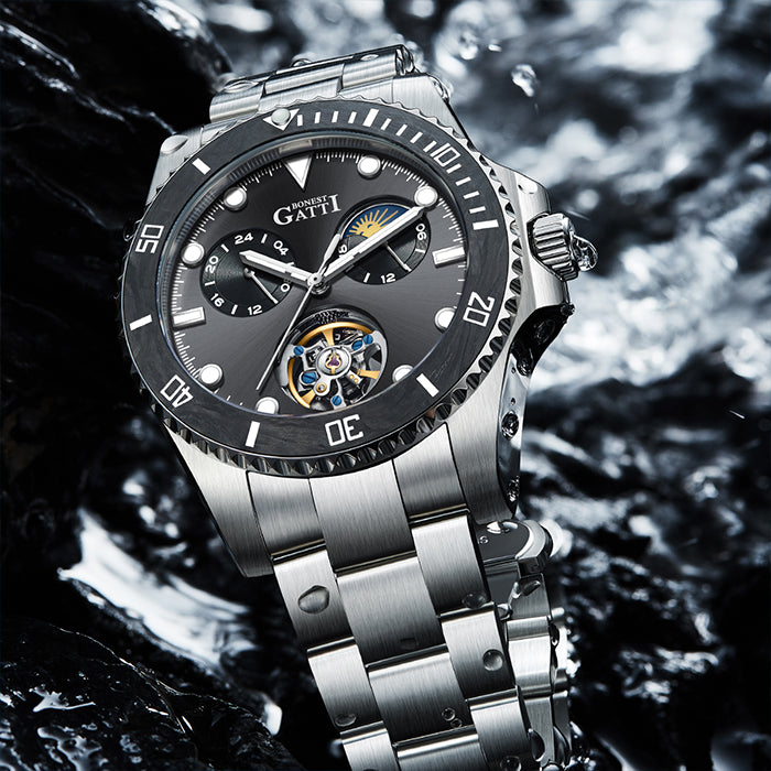 Bonest Gatti BG8003-S1 Black Classic Series Automatic Watch