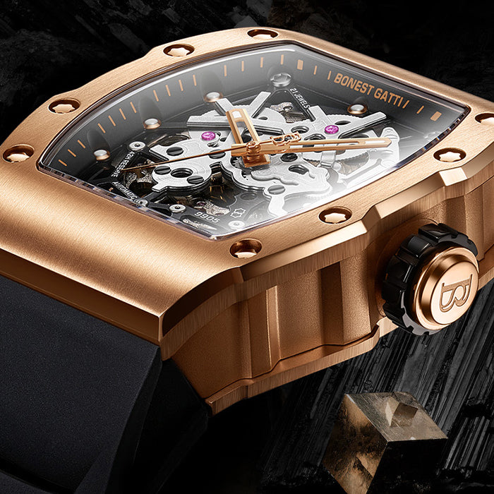 Bonest Gatti BG9905-A3 Rose Gold Extreme Series Automatic Watch