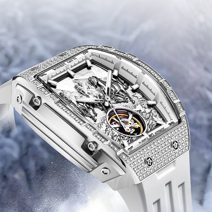Bonest Gatti BG5006-R2 Silver Horse Series Automatic Watch