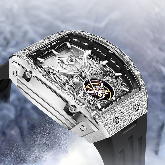 Bonest Gatti BG5006-R3 Black Horse Series Automatic Watch