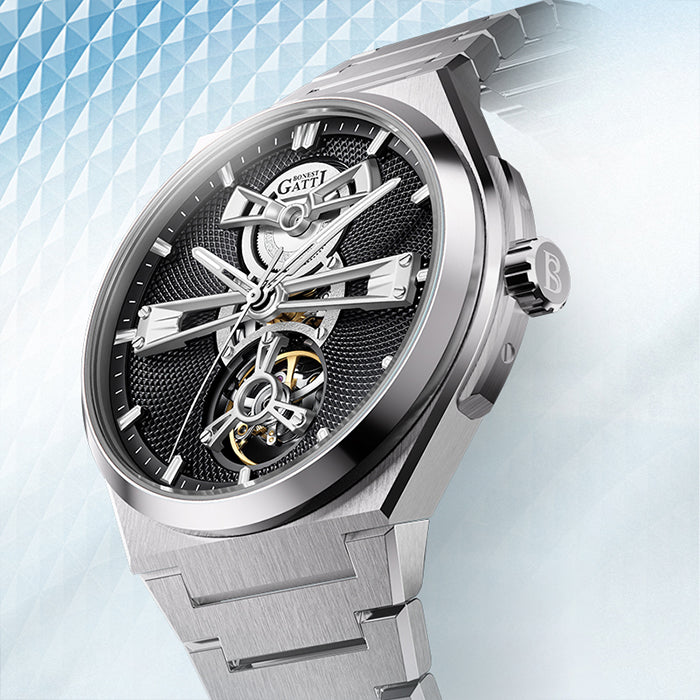 Bonest Gatti BG8014-S2 Silver Classic Series Automatic Watch