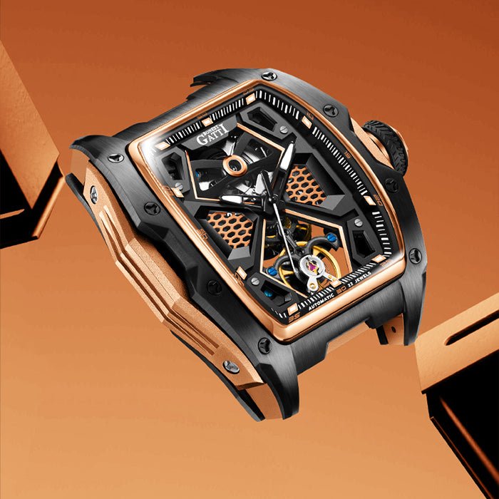Bonest Gatti BG5501-A4 Black Top Speed Series Automatic Watch
