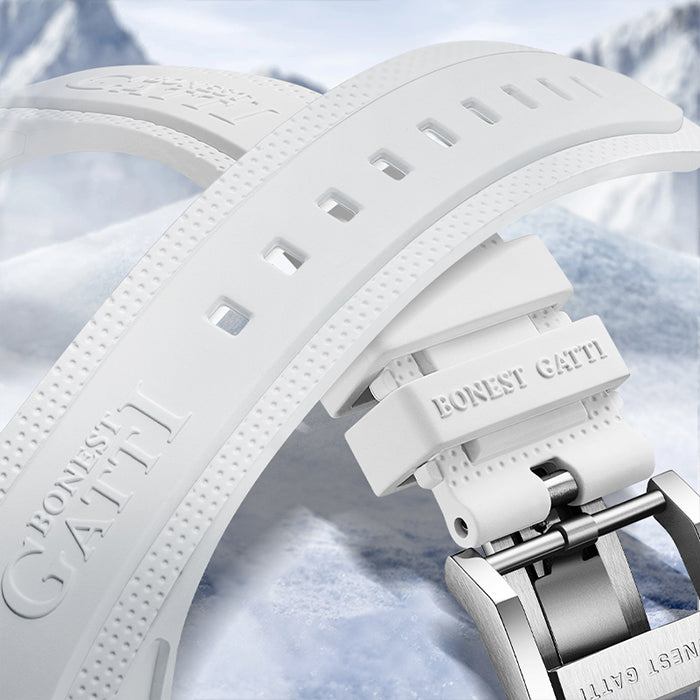 Bonest Gatti BG6002-R1 White Crystal Series Automatic Watch