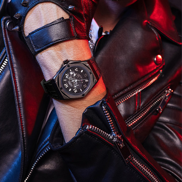 Bonest Gatti BG8701-B2 Black Cosmos Series Automatic Watch