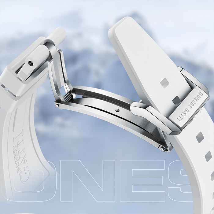 Bonest Gatti BG9002-R1 White Carbon Fiber Series Automatic Watch