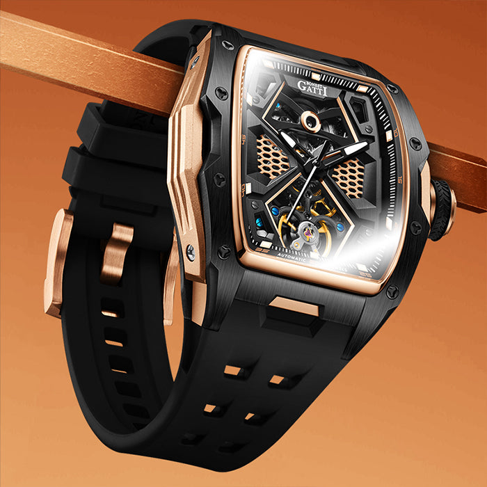 Bonest Gatti BG5501-A4 Black Top Speed Series Automatic Watch