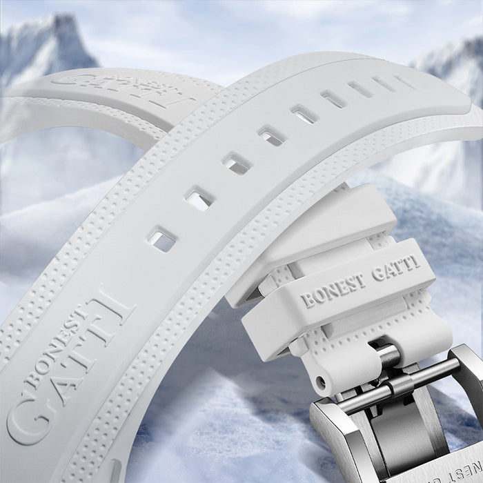 Bonest Gatti BG6001-R1 White Crystal Series Automatic Watch