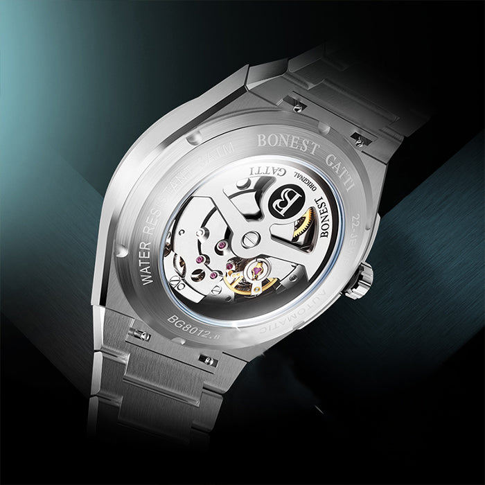 Bonest Gatti BG8012-S1 Black Classic Series Automatic Watch