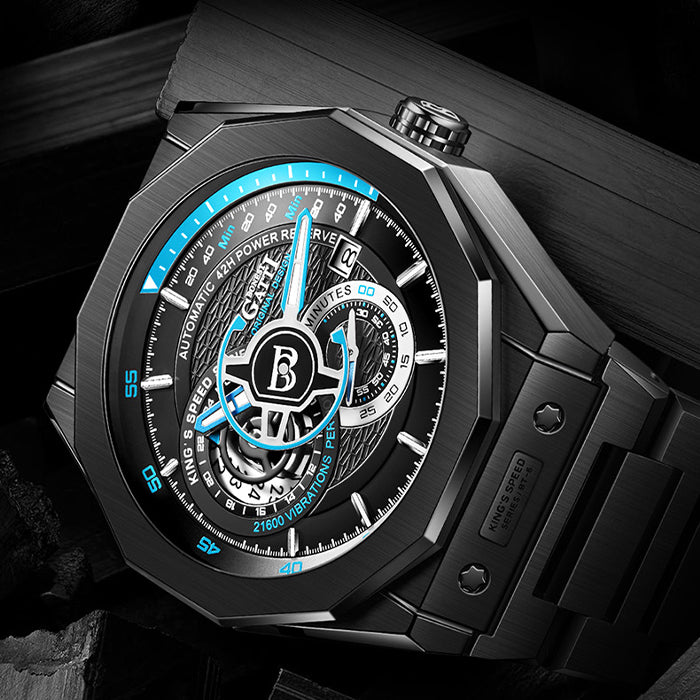 Bonest Gatti BG8601-S6 Black Speed Series Automatic Watch