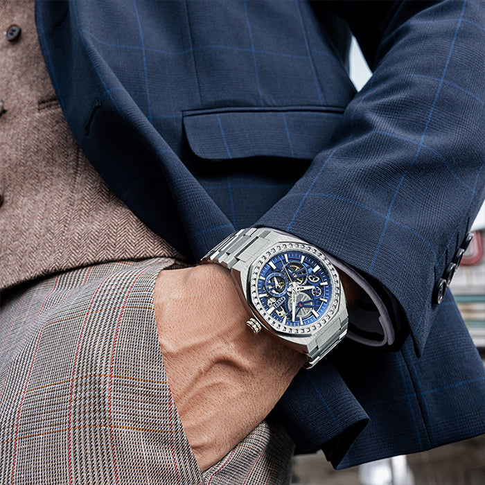 Bonest Gatti BG8801-S2 Blue Classic Series Automatic Watch