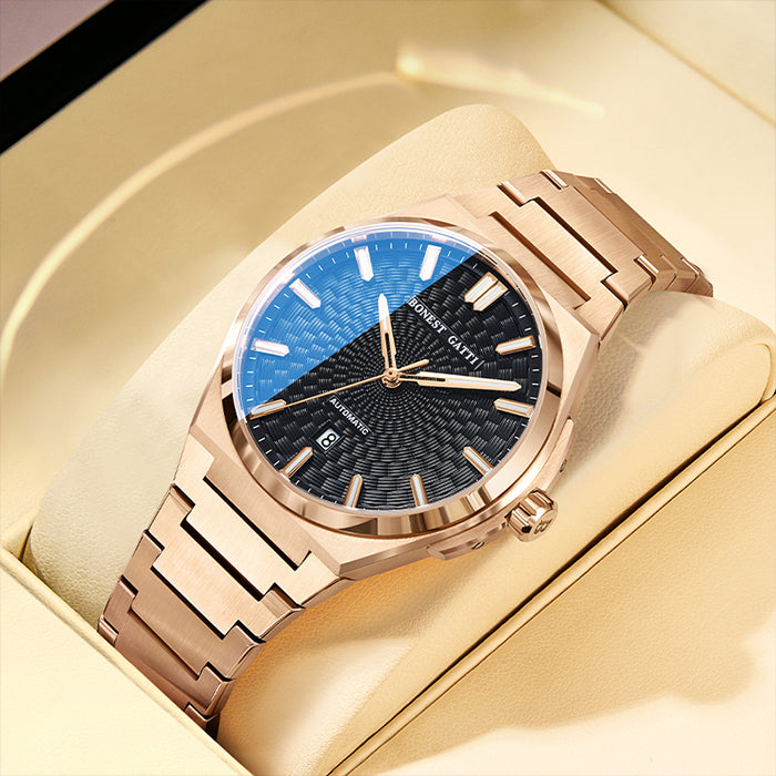 Bonest Gatti BG8012-S3 Rose Gold Classic Series Automatic Watch