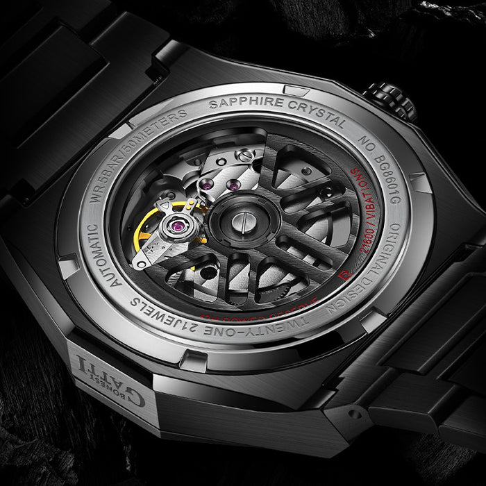 Bonest Gatti BG8601-S6 Black Speed Series Automatic Watch