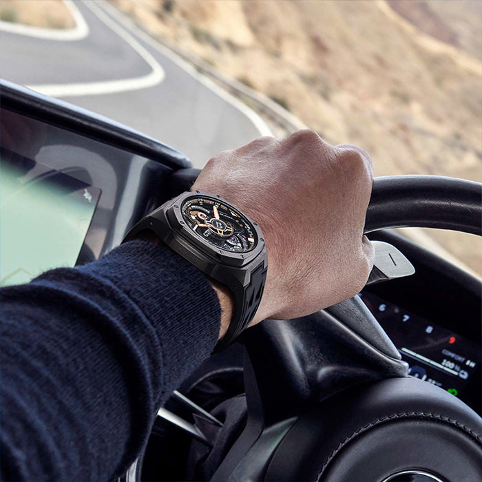Bonest Gatti BG5801-A2 Black Cosmos Series Automatic Watch