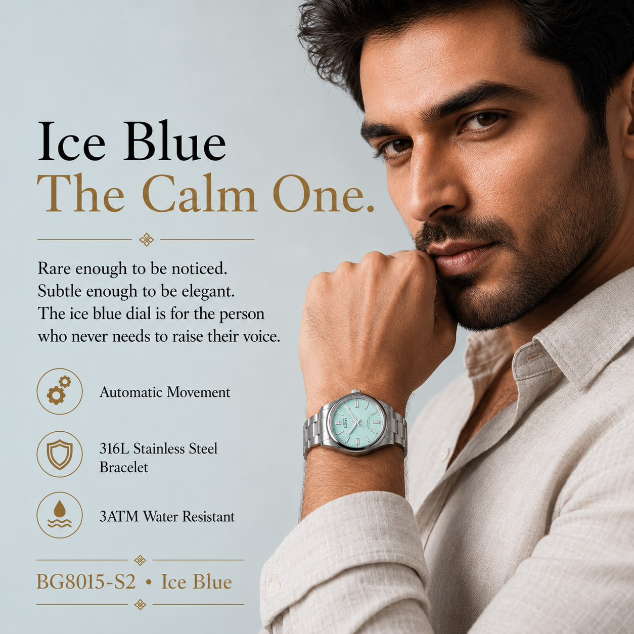 Ice Blue — The Calm One.